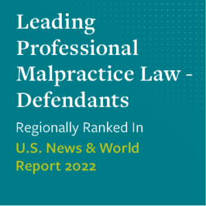 named leading professional malpractice law defendants practice by U.S. News and World Report