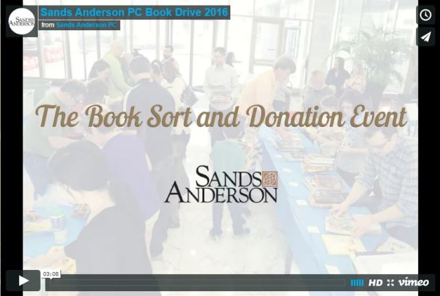 Sands Anderson Book Event 2016 Video